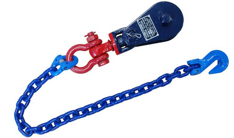 J Hook Tow Chain with RTJ Cluster Grab Hooks