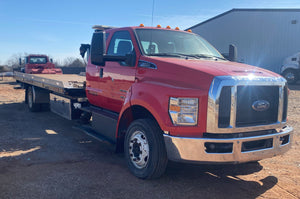 2017 Ford F650 Jerr-Dan Car Carrier Sidepuller