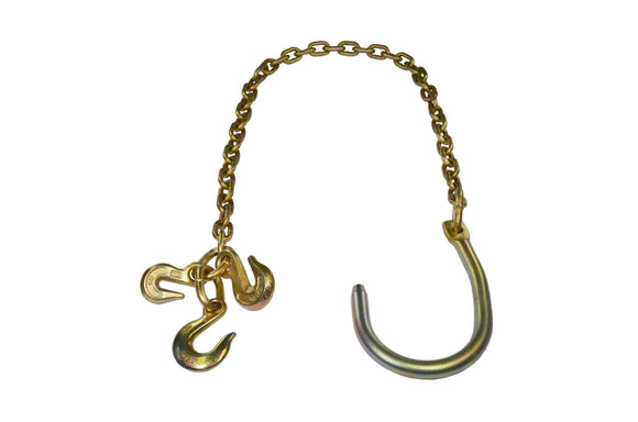 Towing Chain Bridle with 8 J Claw & T Hooks 2625